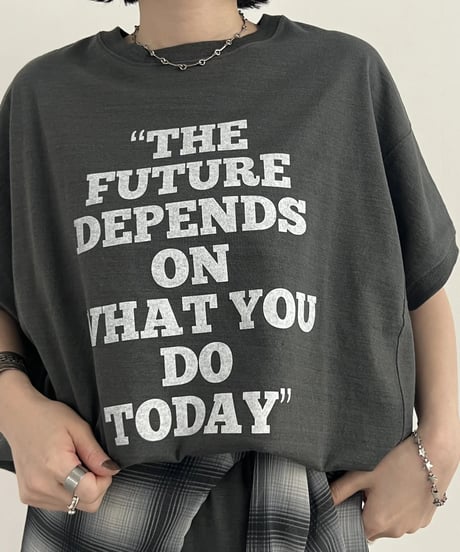 minkchair　ミンクチェアー　FOSI. フォーシ 2WAYロゴプリントTシャツ　F3310 (2026NEWARIIVAL)
