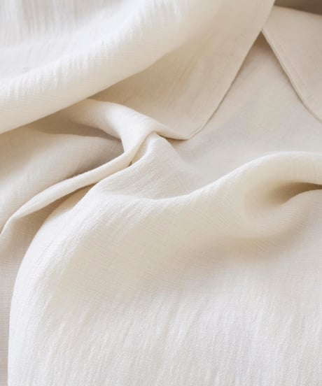 cafune カフネ PASSIONE パシオーネ ROBE　ローブ楊柳素材スキッパーシャツ　435913