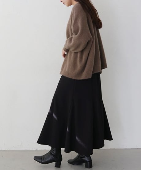 FOX混BOXシルエットニット
