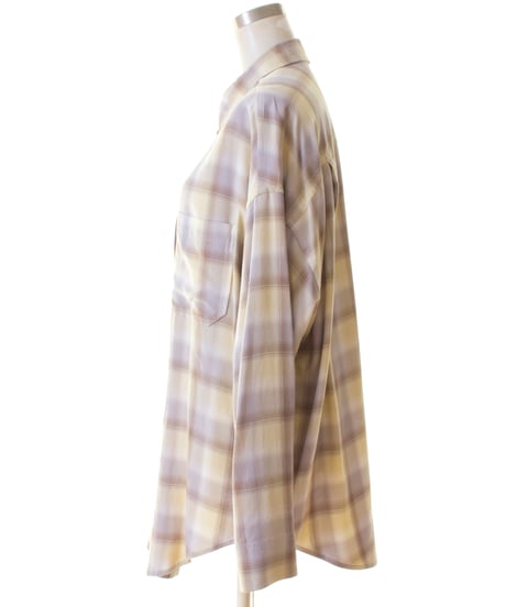 Cafune　カフネ　Cellulose Check Shirt セルロース チェック シャツ 535943 本州送料無料！