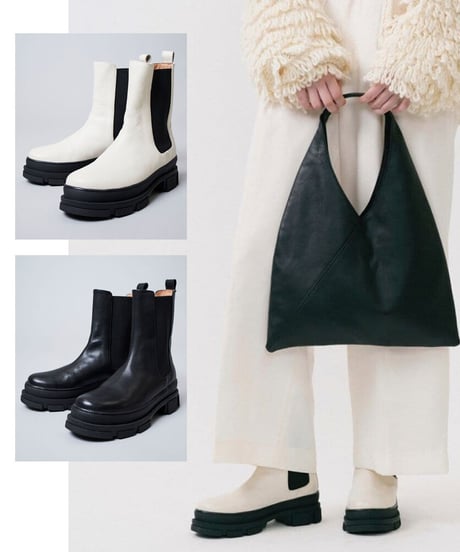 ATELIER BRUGGE アトリエブルージュ　Side Gore Tank Sole Boots サイドゴアタンクソールブーツ/ 23ISM-103【箱無し発送】