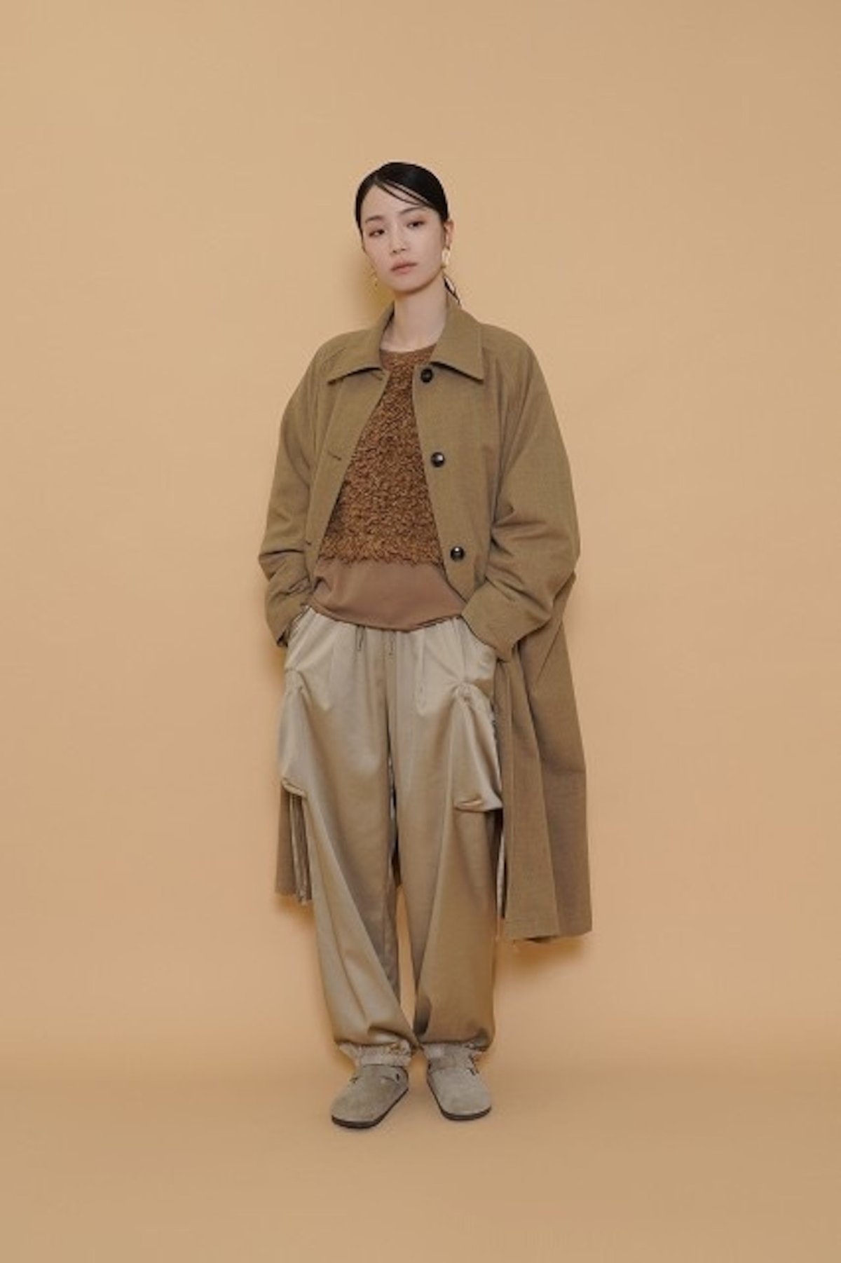 タイムセール　CYANTOKYO シアントウキョウ エアリーバックウーリーコート CYAN TOKYO 】エアリーバックウーリーコート | selectshop RJ