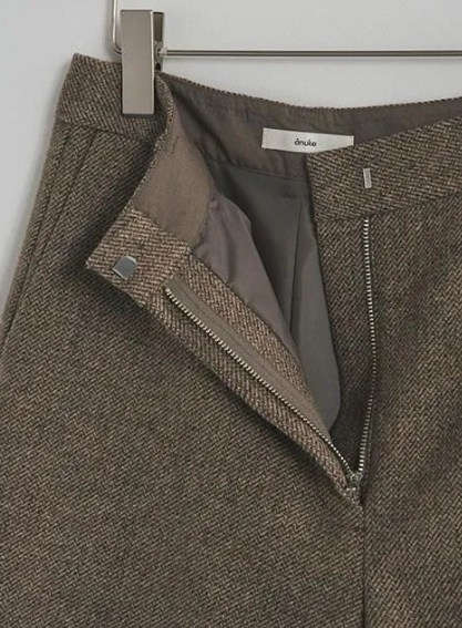 anuke (アンヌーク） Herringbone Short Pants 62520728