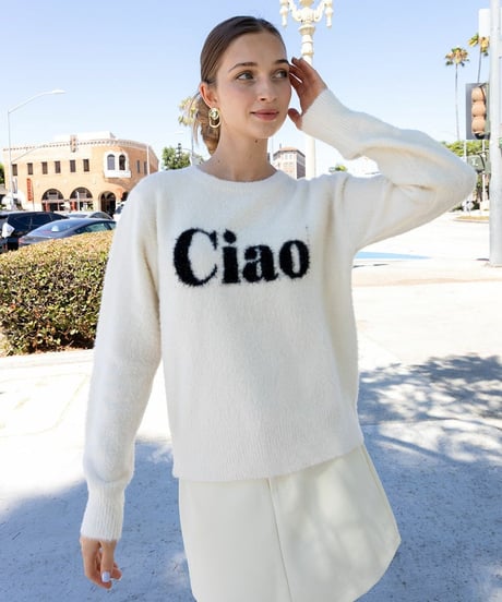 MICALLE MICALLE　ミカーレミカーレ　Account　アカウントCIAO SHAGGY KNIT　チャオシャギーニット　MAG