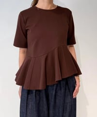 Mewl　ミュール　CHIGNON　シニヨン　アシメペプラムTOPS 　M262-88057