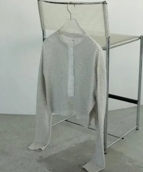 anuke (アンヌーク） Waffle Henley Tops 62520628