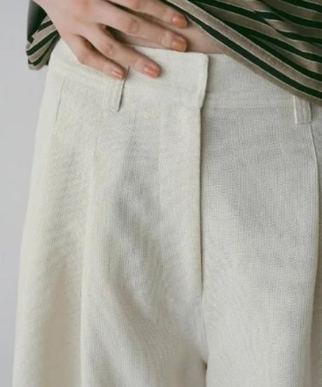 anuke アンヌーク Tuck Half Pants　62610716　本州送料無料！4月中旬～5月中旬発送予定