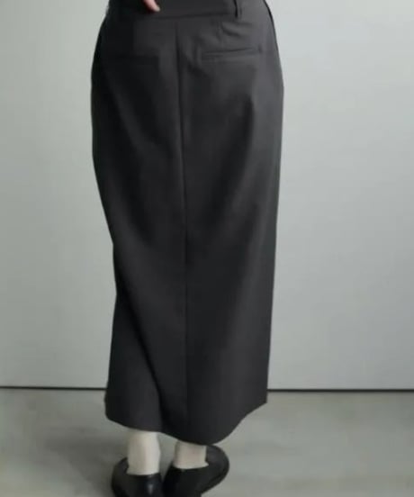 anuke (アンヌーク） Heather Stretch Middleskirt 62520801　ロングマキシスカート