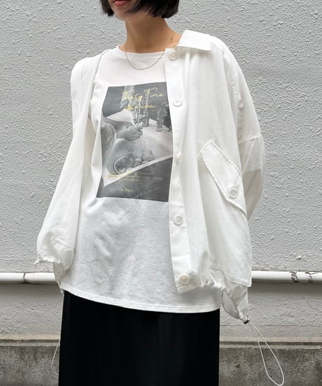 Anna Kerry　アンナケリー ワイドシャツブルゾン 85262404 2026NEWARIIVAL