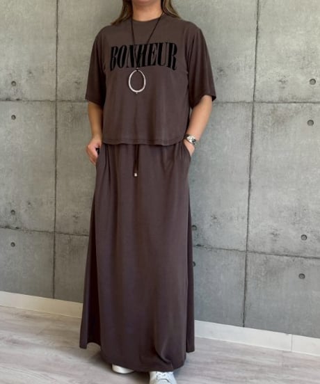 ROSIEE　ロージー BONHERモダールハーフスリーブTシャツ R753250