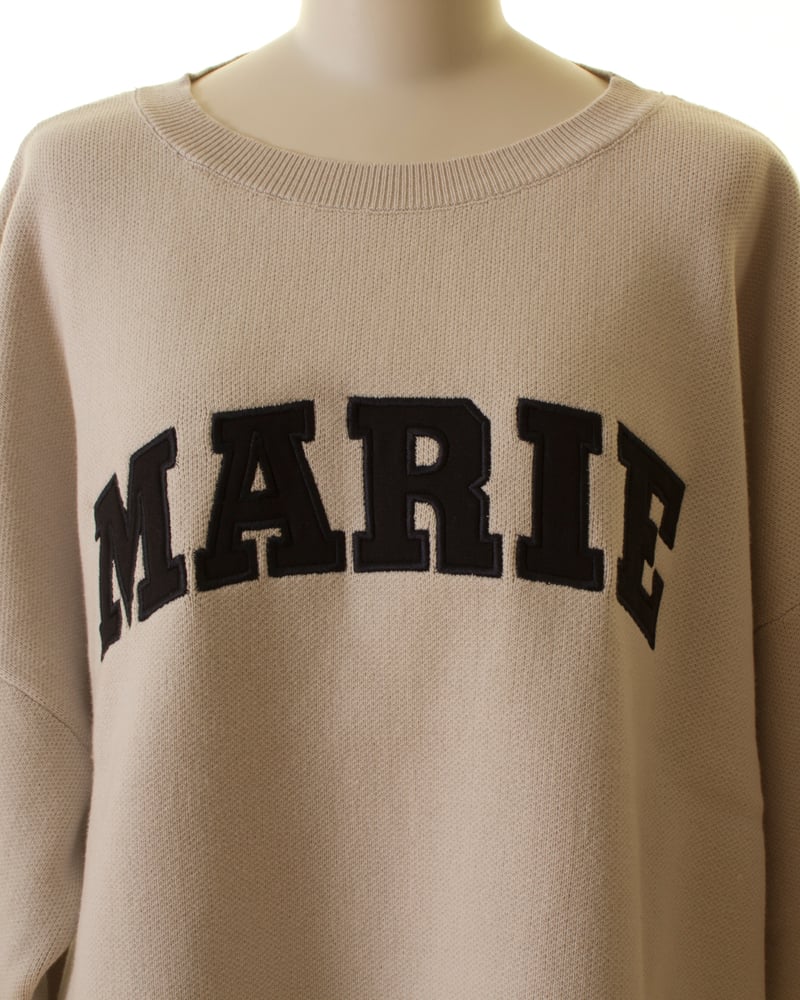 MARIED'OR マリードール ロゴ無地ニット95197 ロゴボーダー長袖ニット