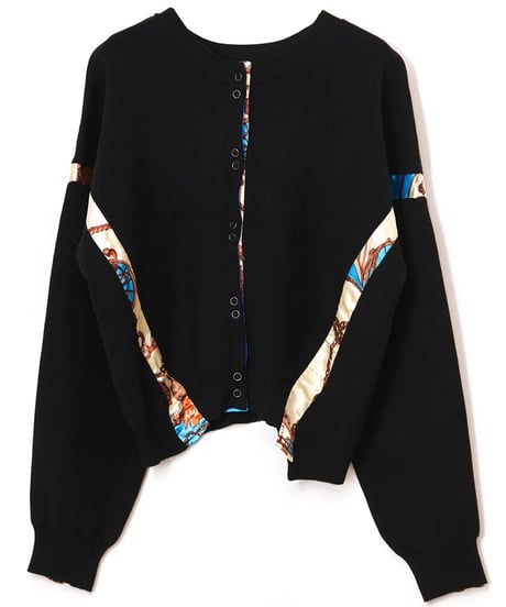AULA AILA　アウラアイラ　スカーフプリント2WAYニット SCARF PRINT 2WAY KNIT 1253-09029 本州送料無料！