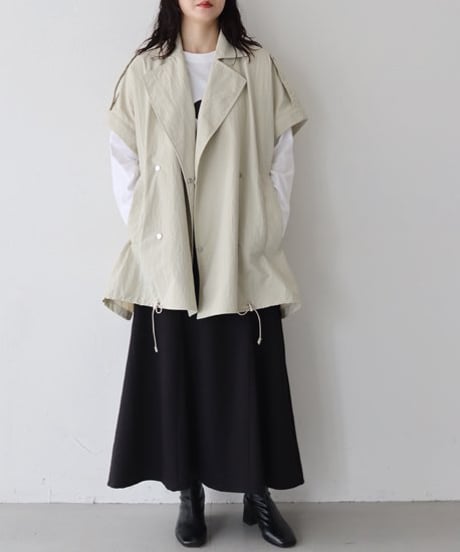 ナイロンオーバーサイズジレ
