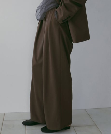 anuke アンヌーク Doubletuck Wide Pants 62610703 本州送料無料