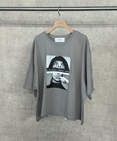 TRANOI.　トラノイ　FACE WIDE TEE 240J226