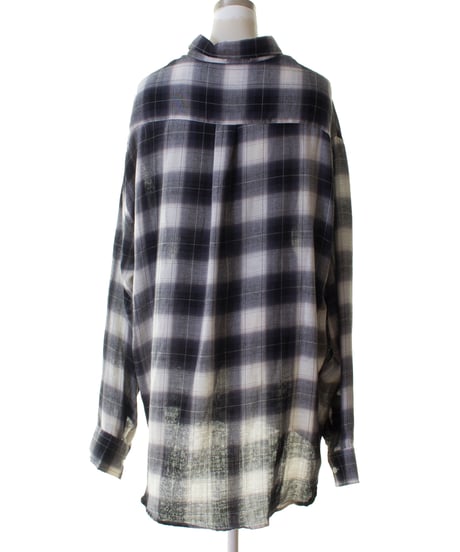 L'ours Polaire et Bleu　ルス ポレ―ル　オンブレーチェックシャツ　25317038