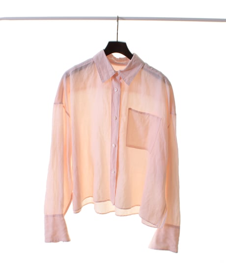 cafune カフネ PASSIONE パシオーネ ROBE　ローブ　生成繊維リヨセル　ショート丈カラーシャツ　615909　2026NEWARIIVAL