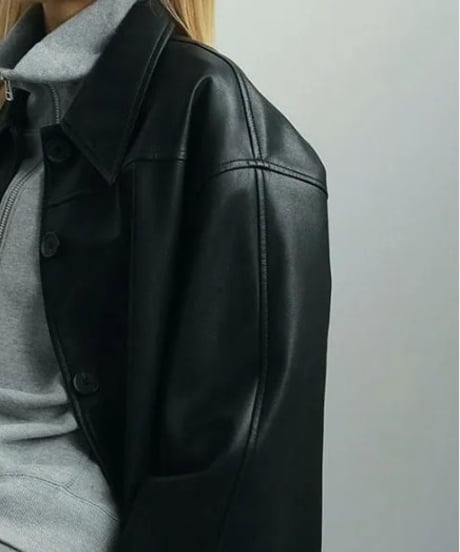 anuke アンヌーク anuke(アンヌーク) Ecoleather Over Jacket  62420103 62520105