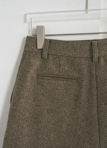 anuke (アンヌーク） Herringbone Short Pants 62520728