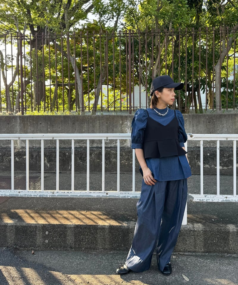 TRANOI. トラノイ デニムタックパンツ 231J520 | Deargo