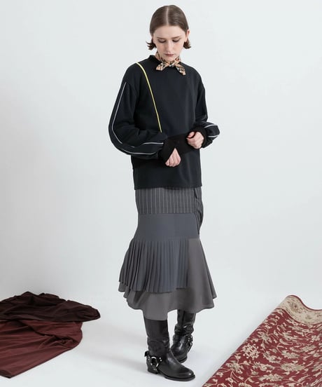 AULA AILA　アウラアイラ　2WAY PIPING PULLOVER 2WAYパイピングプルオーバ　1253-08025　　本州送料無料！