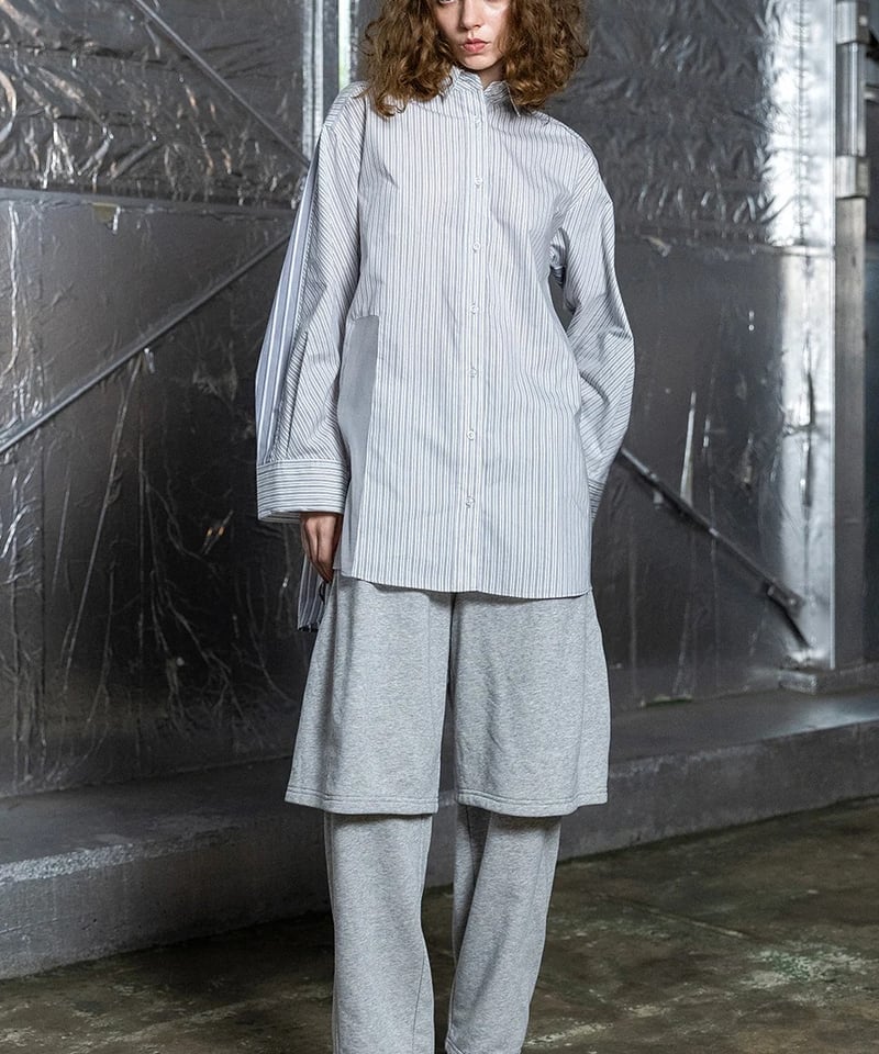 AULA AILA アウラアイラ STRIPE SHIRT & CAMISOLE SET 12