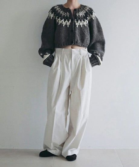 anuke アンヌーク Nordic Handknit Cardigan 62620502 10月下旬発送
