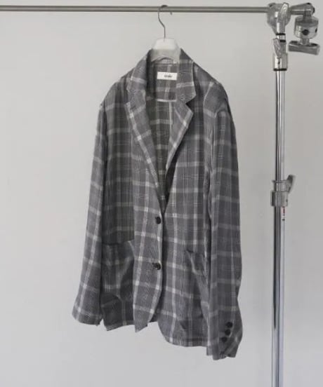 anuke アンヌーク Check Over Jacket 62610102 本州送料無料！4月中旬～5月中旬発送予定