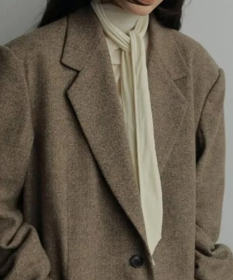 anuke (アンヌーク） Herringbone Wool Jacket 62520107　本州送料無料！