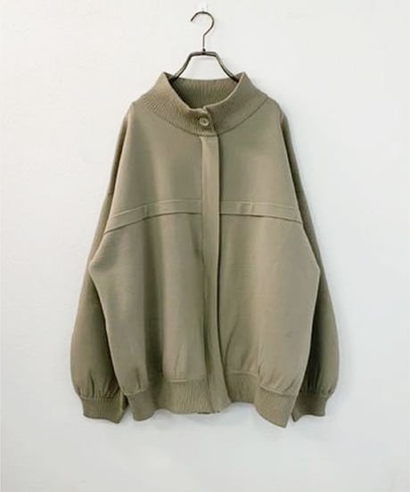 ミラノダンボールKNITボリュームブルゾン　986-18124