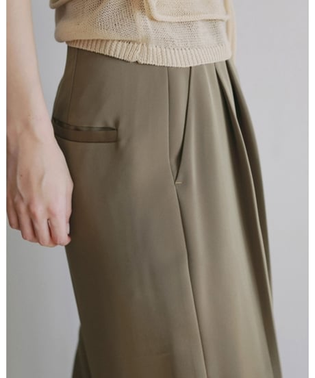anuke アンヌーク Twill Satin Pants 62620708