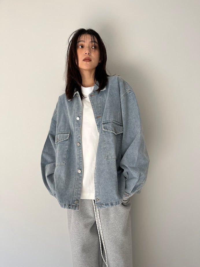 専用♡AGAWD♡denim pull over♡送料込み アガウド AgAwd アガウド デニムシャツJK 0225-8117 本州送料無料！ | Deargo