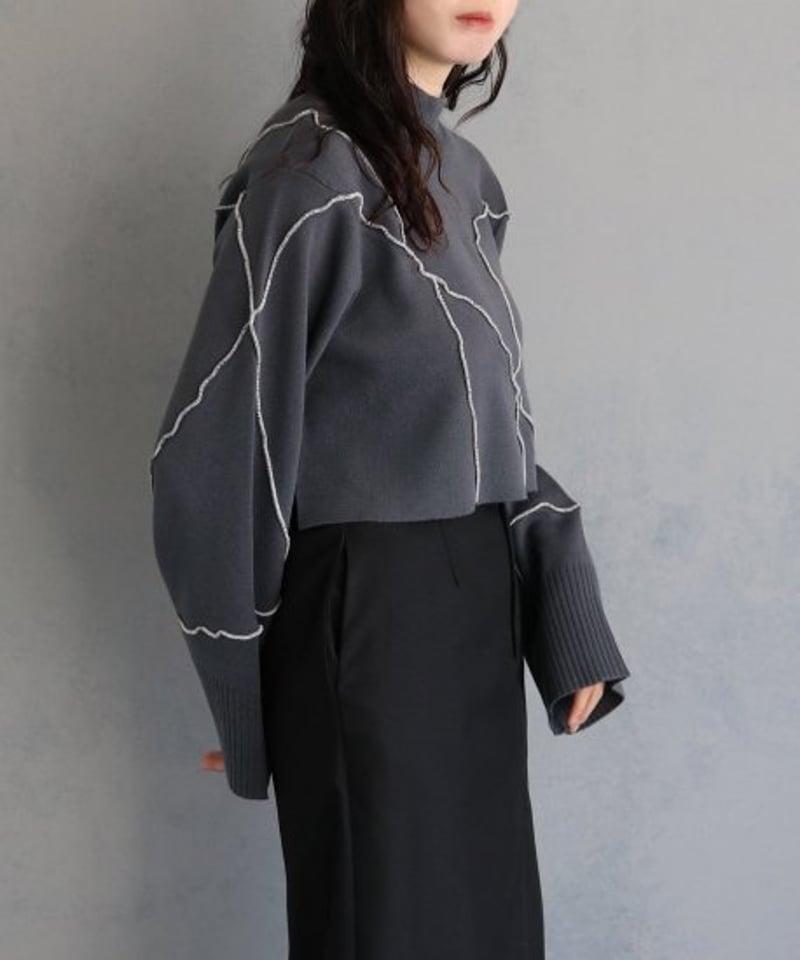 &g'aime アンジェム RANDOM MELLOW KNIT TOPS/986-65008 &g'aime アンジェム RANDOM MELLOW KNIT TOPS/986-65008