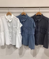 CYNICAL シニカル セルロースデニムフレンチシャツ 612-95085 2026NEWARIIVAL