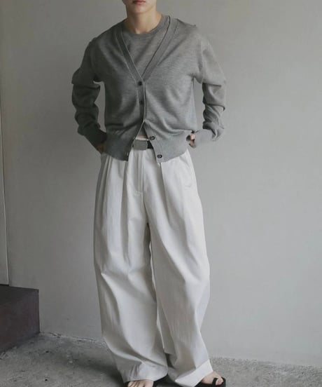 anuke アンヌーク　Highgauge Sheer Cardigan　62610522