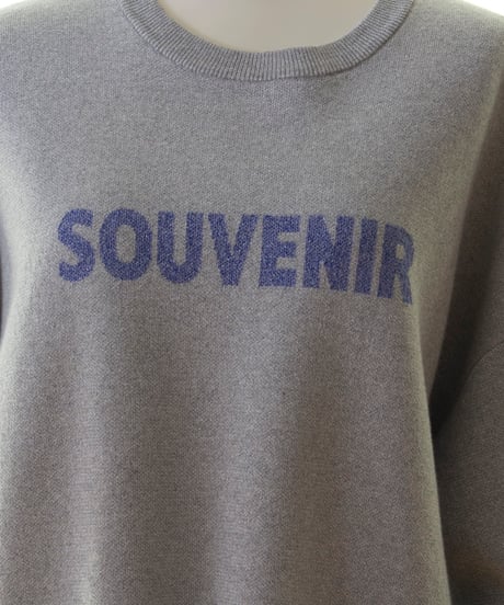 SOUVENIRロゴラメニット2025SS