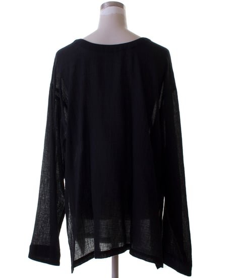 PASSIONE パシオーネ ROBE　ローブ　ヘンリーネックコットン2WAYシャツ　616960 2026NEWARIIVAL