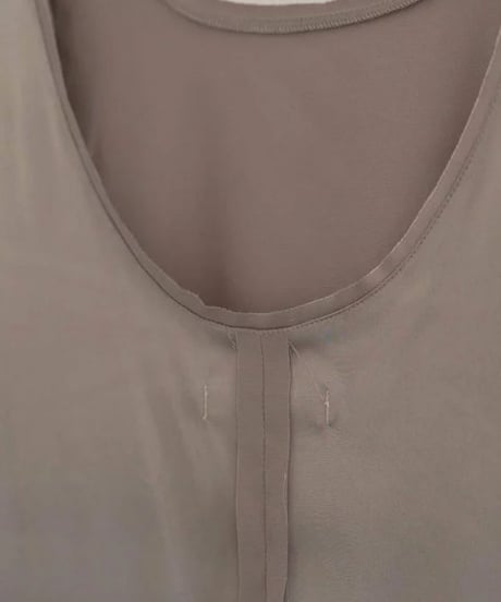 anuke アンヌーク Satin Uneck Tops 62610405 5月中旬発送