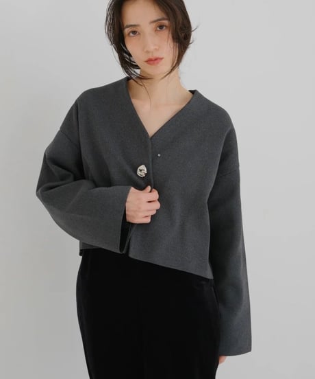 IFMEH イフメ Rónde knit jacket IF25AWKT-05