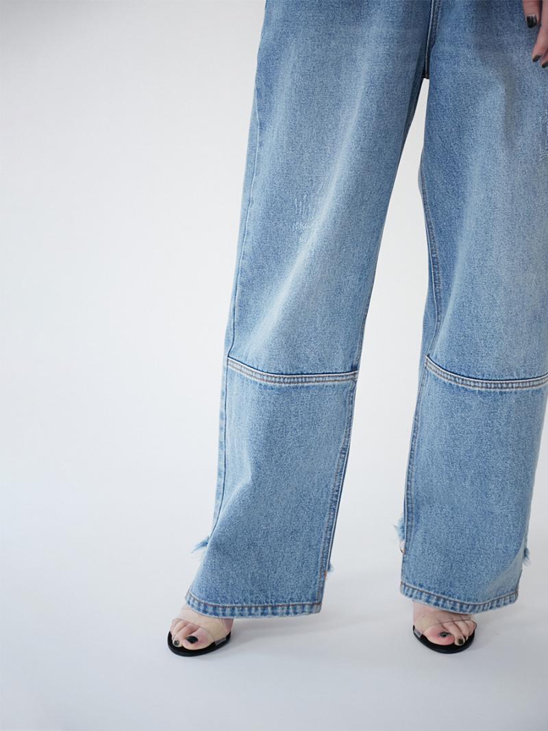 YENN　HIGH RISE TUCK WIDE PANTS　38 YENN イェン HIGH RISE TUCK WIDE PT Y222-31010再入荷 |