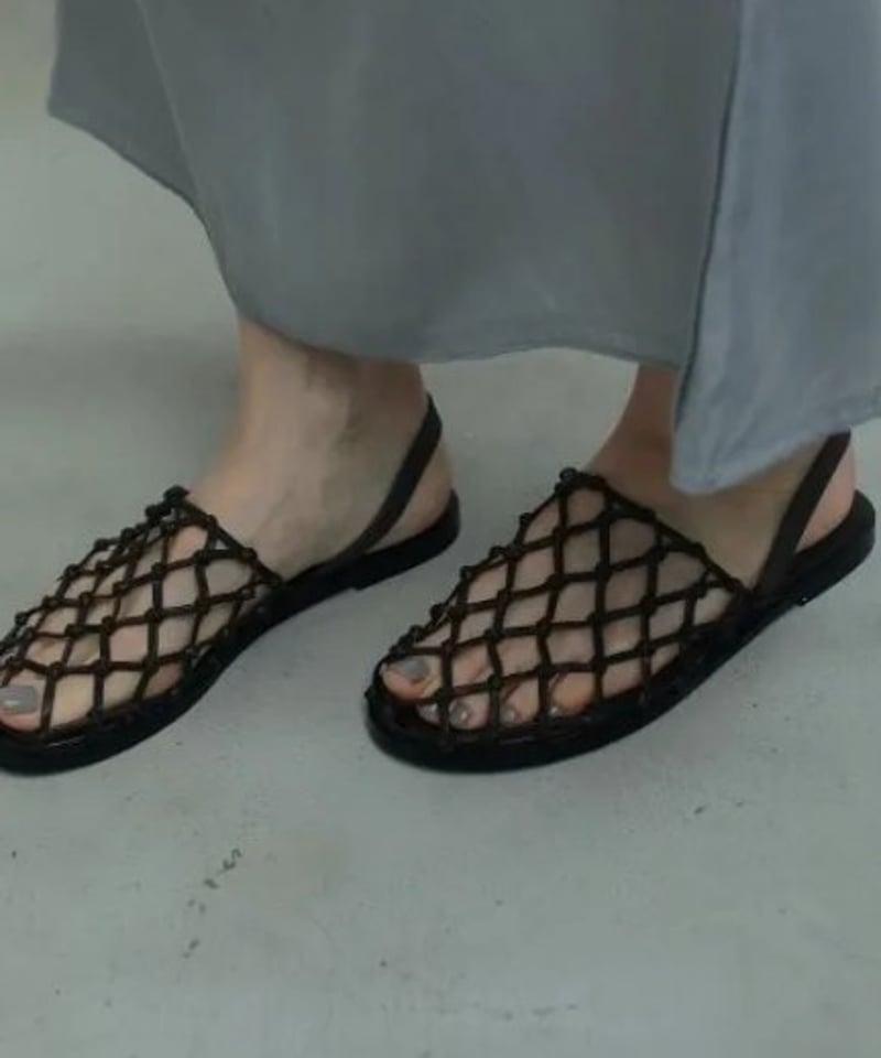 アンヌーク　メッシュ　サンダル　37 正規品 アンヌーク メッシュ サンダル 37 正規品 anuke メッシュ