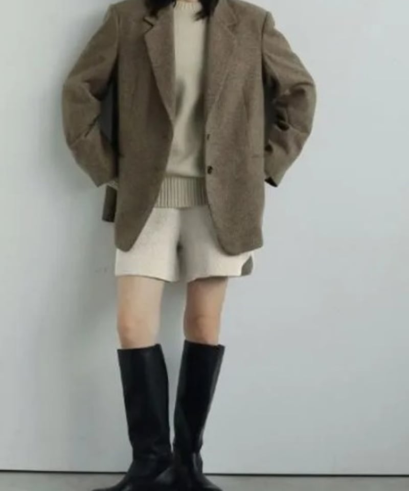 anuke (アンヌーク） Herringbone Wool Jacket 62520107