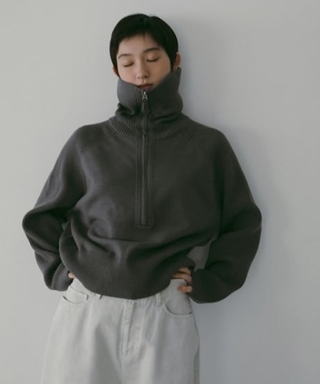 anuke アンヌーク  Zip Rib Knit 62610504 本州送料無料！2026NEWARIIVAL