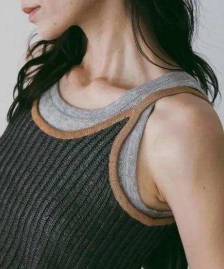 anuke アンヌーク Wool Rib Tanktop 62610614 本州送料無料！4月中旬～5月中旬発送予定