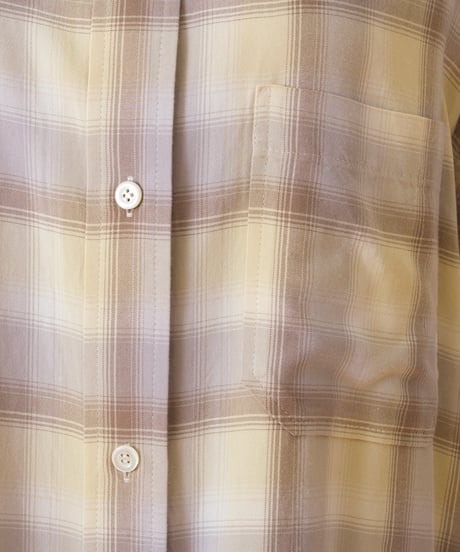 Cafune　カフネ　Cellulose Check Shirt セルロース チェック シャツ 535943 本州送料無料！