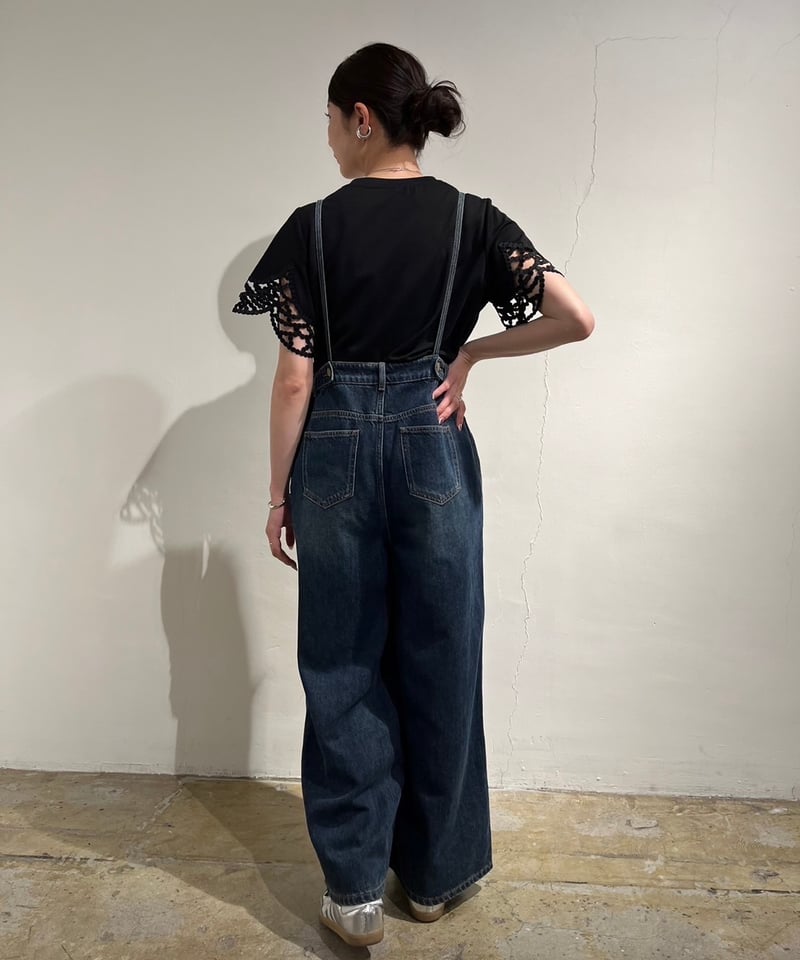 【新品未使用タグ付き】ポリーヌブロー/Pauline Bleu デニム Pauline Bleu ポリーヌブロー フロントアシンメトリーデニム