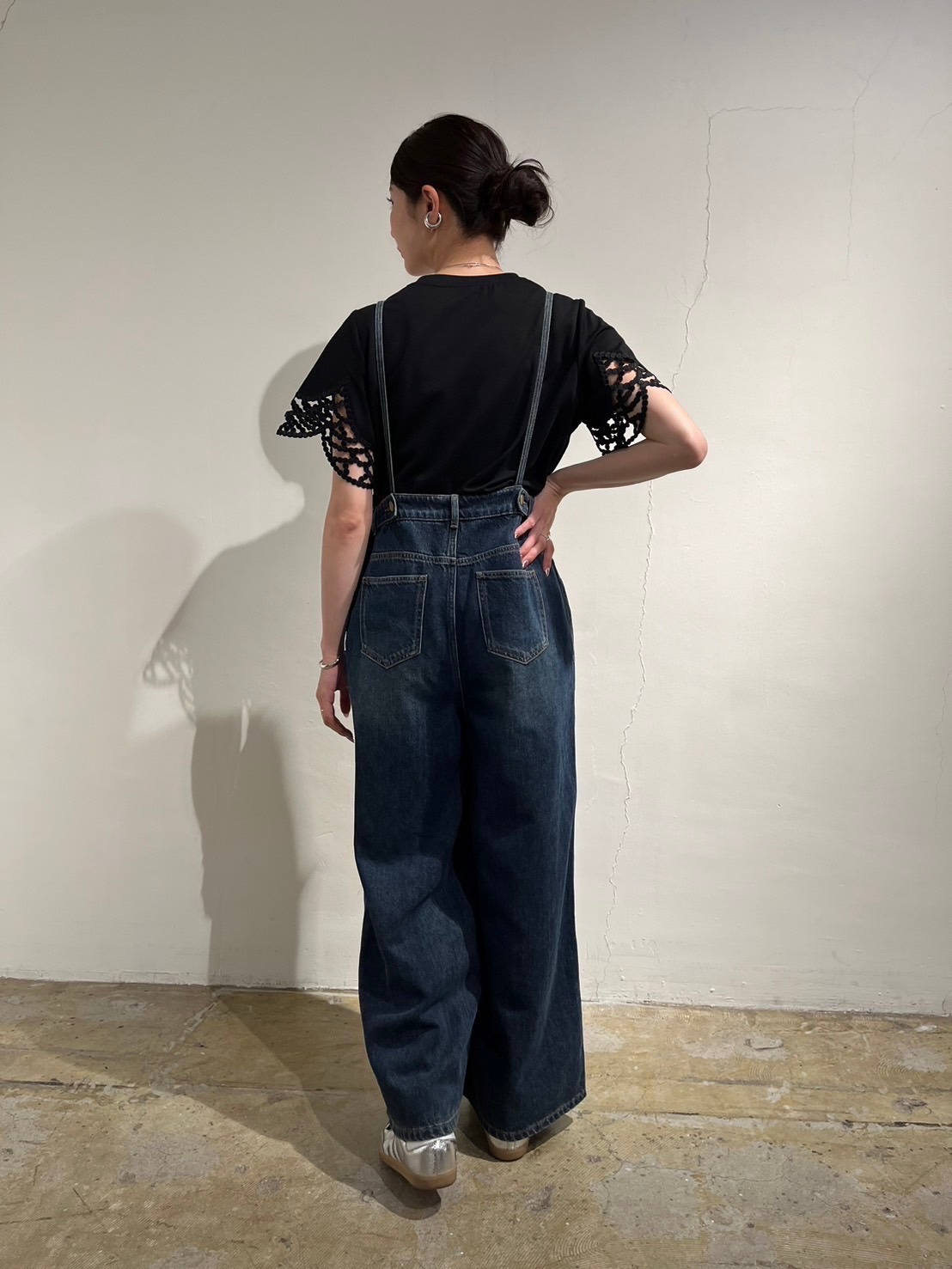 Pauline Bleu ポリーヌブロー フロントアシンメトリーデニム