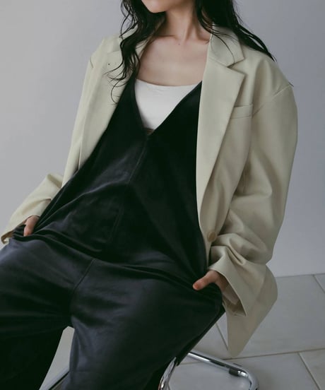 anuke アンヌーク　Velour Vneck Combinaison　62610313