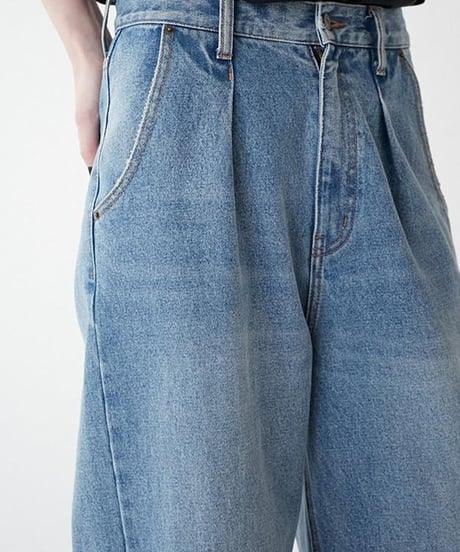 YENN イェン　HIGH RISE TUCK WIDE PT　Y222-31010再入荷