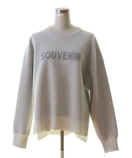 SOUVENIRロゴラメニット2025SS